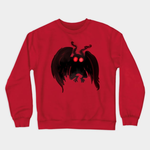 mothman Crewneck Sweatshirt by inkpocket